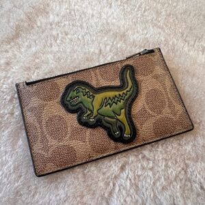 SAMPLE Coach Rexy Zip Cardcase SAMPLE